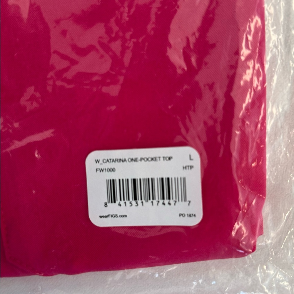 New FIGS shocking pink top